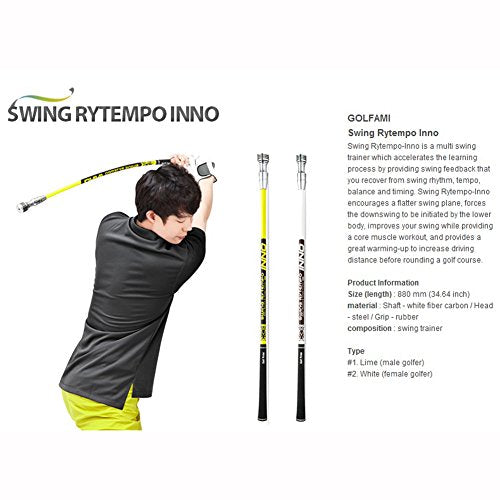 Golfami Swing Rytempo Inno Golf Swing Rhythm Tempo Trainer Lime