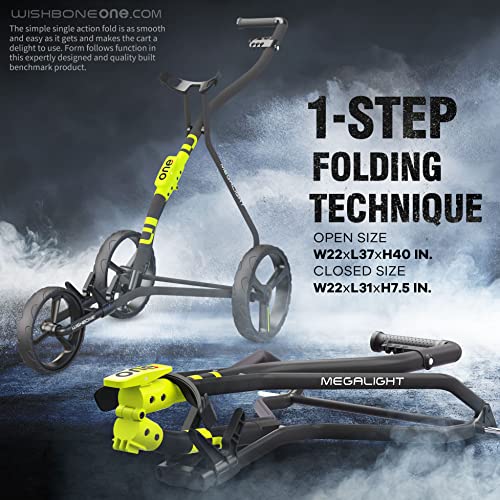 WishboneGolf Wishbone One Golf Push Cart Lime