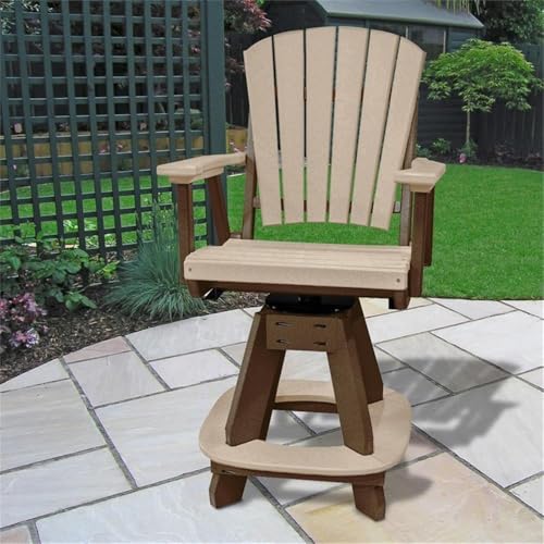 American Furniture Classics Five Piece Square Counter Height Dining Set Weatherwood/Tudor Brown