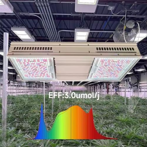 DREAM SPACE 800W LED Grow Light 4x6ft Dimmable UV IR for Indoor Hydroponics