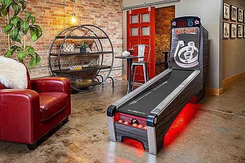 Skee-Ball Arcade Table Machine Game - Premium Nostalgic Family Fun (Coal)