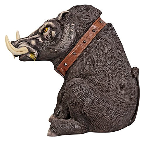 Design Toscano Bad Intentions Giant Warthog Garden Statue Full Color