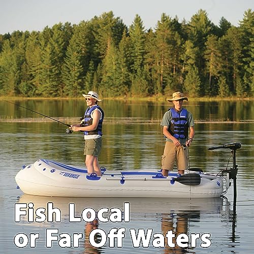 Sea Eagle SE9 Inflatable Motormount Boat Fisherman's Dream Package Grey