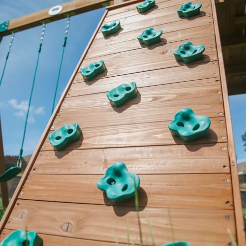 Backyard Discovery Lightning Ridge Cedar Swing Set Light Brown