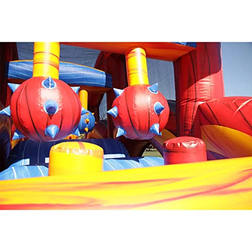 JumpOrange Shadow Obstacle Course Bounce House Inflatable with Blower Piece 6