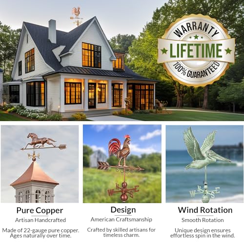 Good Directions Extra Large Barn Rooster Weathervane