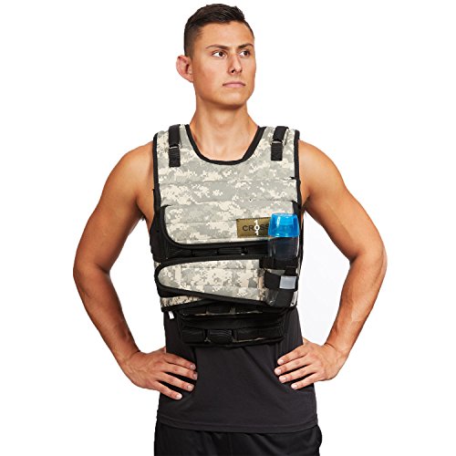 CROSS101 Weighted Vest with Shoulder Pads Option