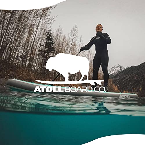 Atoll Inflatable Paddle Board with Premium SUP Accessories - 11ft Burgundy