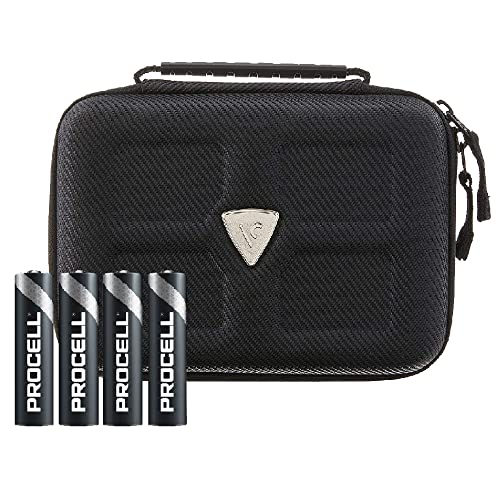 PlayBetter Swing Caddie SC200 Plus+ Portable Golf Launch Monitor Bundle | Protective Case & AAA Batteries | Doppler Radar | Smash Factor, Ball Flight