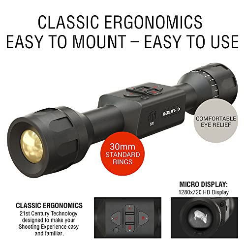 ATN Thor LTV Ultra-Lightweight Thermal Scope Black
