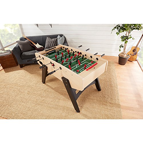 Playcraft Milan - European Style Foosball Table Light Maple