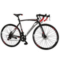 EUROBIKE XC550 Road Bike 21 Speed Women's Bicycle Disc Brake 700C Commuter Bike 54cm-32 Spoke