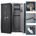 BARSKA Quick Access Digital Rifle Safe with Silent Mode - Black