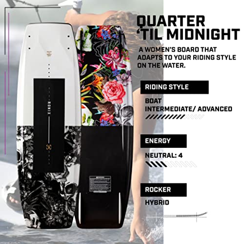 Ronix Quarter 'Til Midnight SF Wakeboard White/Black Sugar Skull
