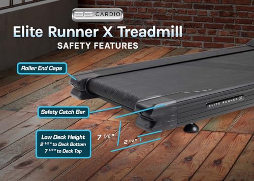3G Cardio Elite Runner Treadmill Black