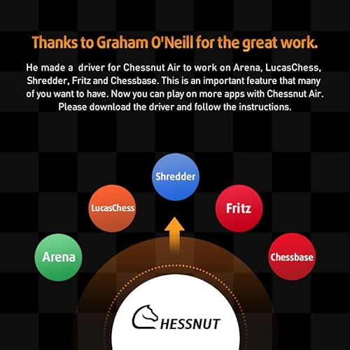 Chessnut Air+ Electronic Chess Set Brown