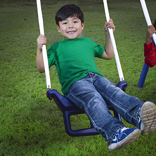 XDP RECREATION Surf N Swing 5 Station Kids Play Set Green Super Disc Swing