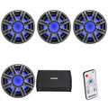 KICKER 10-Inch Premium Marine Subwoofer & 48KXMA12002 Marine Amp Bundle