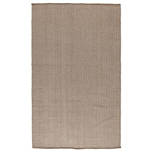 Benzara Handwoven Patio Leah 8x10 Indoor Outdoor Area Rug Brown
