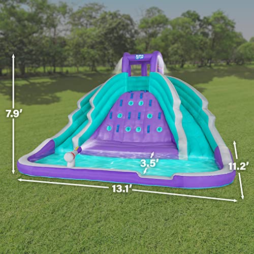 SUNNY & FUN Ultra Climber Inflatable Water Slide Park Green