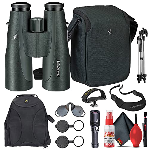 SWAROVSKI OPTIK SLC 8x56 Binoculars with Backpack, Flashlight, Tripod Adapter & Cleaning Kit Green