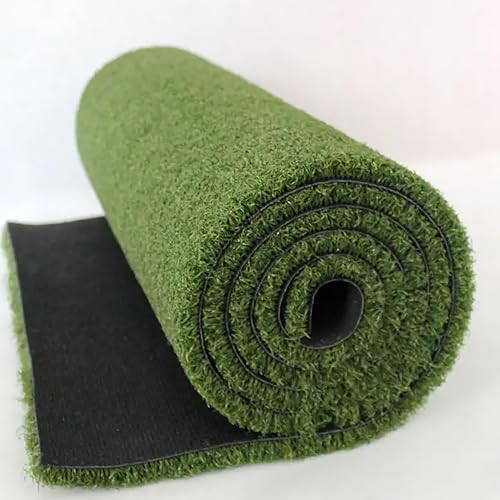 Ottomanson Artificial Turf Golf Hitting Mat Green
