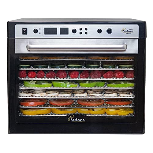 Tribest Sedona SDC-S101-B Supreme Commercial Electric Food Dehydrator Black