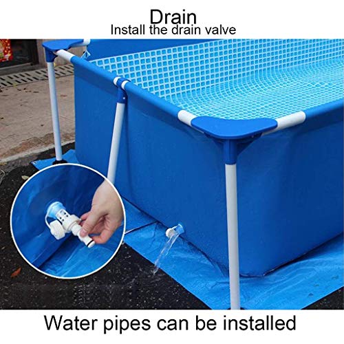FFCJJDS Ultra Frame Swimming Pool Set with Filter Pump, Ladder & Pool Cover