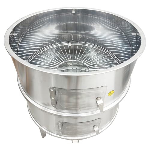 Yokoma Commercial Charcoal Roast Duck Oven Stainless Steel 3 Tier BBQ Grill Silver