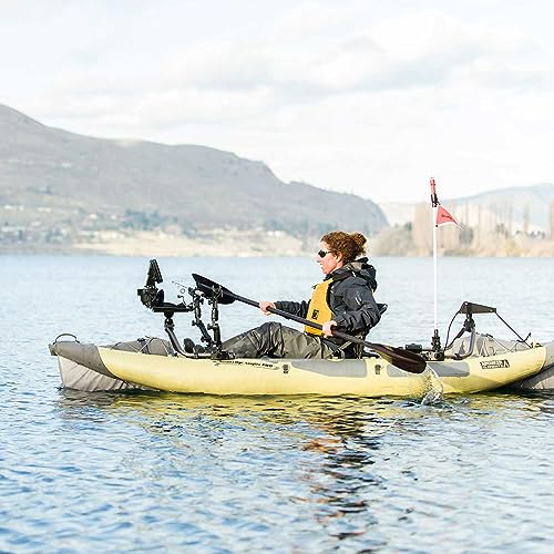 Advance Elements Straitedge Angler Pro Inflatable Fishing Kayak Khaki