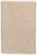 Dash & Albert Pebble Performance Area Rug 6' x 9' Neutral Solid Handwoven Washable Pebble Neutral
