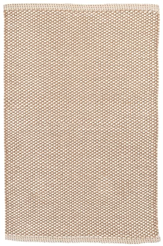 Dash & Albert Pebble Performance Area Rug 10' x 14' Neutral Solid Handwoven Washable Durable Fade Resistant Pebble Neutral