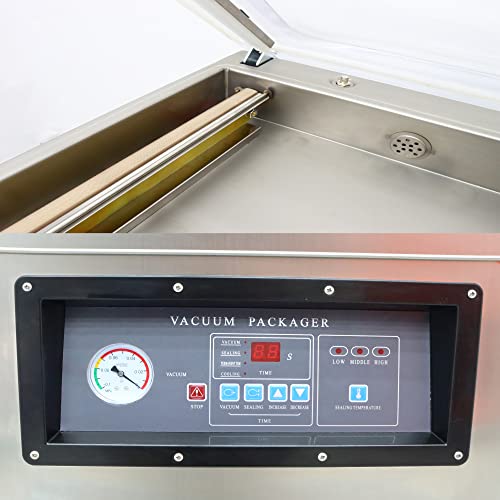 INTSUPERMAI Single Chamber Vacuum Packaging Machine 110V Off-White