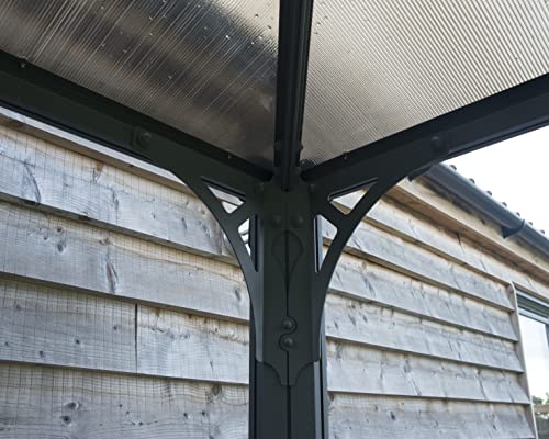 Palram Canopia Monaco 15x13 Hexagon Gazebo Gray