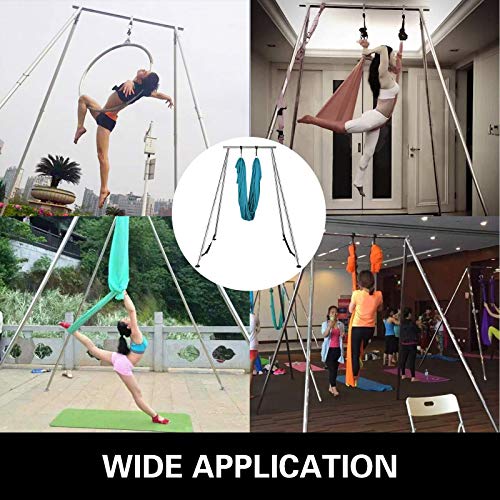 Happybuy Yoga Sling Inversion Swing Stand Green