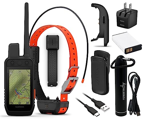 Wearable4U Garmin Alpha 300i Dog Tracking & Training Handheld +TT25 +E-Bank Bundle