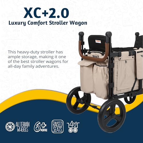 Keenz XC+ 2.0 Luxury Comfort Stroller Wagon Mocha