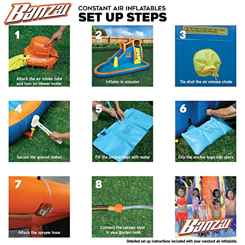 BANZAI Battle Blast Adventure Park Inflatable Multi