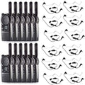 SR-Moto CLS1110 Radios with HKLN4601 Surveillance Headsets 12 Pack