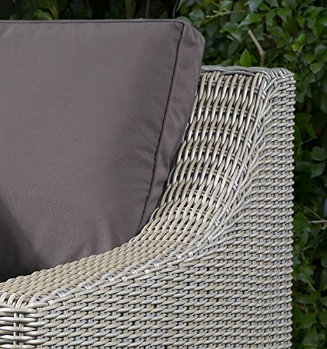 Padma's Plantation Nautilus Outdoor Lounge Chair 34 x 37 x 37 in Kubu Grey
