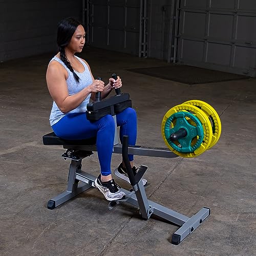 Body-Solid Seated Calf Raise Exercise Machine Silver