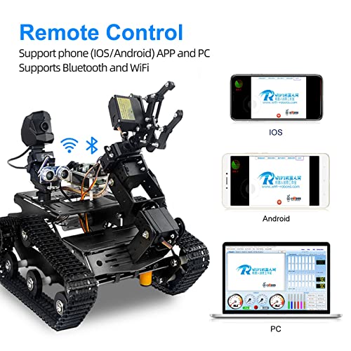 XiaoR Geek Smart WiFi Robot Kit Black