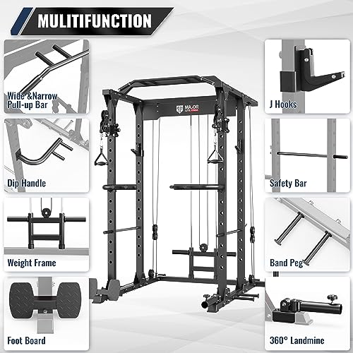 MAJOR LUTIE Fitness PLM03 All-in-One Power Cage Red