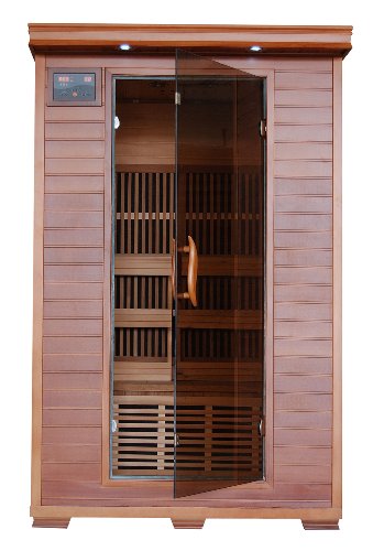 Blue Wave 2 Person Cedar Carbon Infrared Sauna Yukon