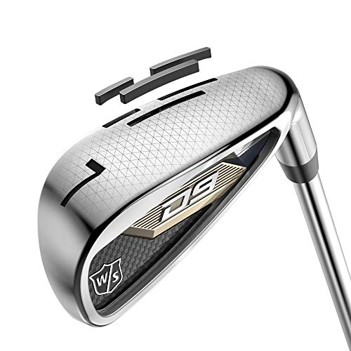 Wilson Staff D9 Iron Golf Set Men's Right Hand Graphite Senior Flex 5-PW Gap Wedge Gray