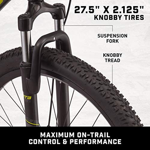 Mongoose Status 2.4 Mountain Bike Dual Suspension Dark Silver