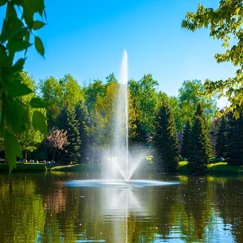 Scott Aerator Skyward Fountain 1 HP 230V Pond Aerator with 200 ft. Electric Cord