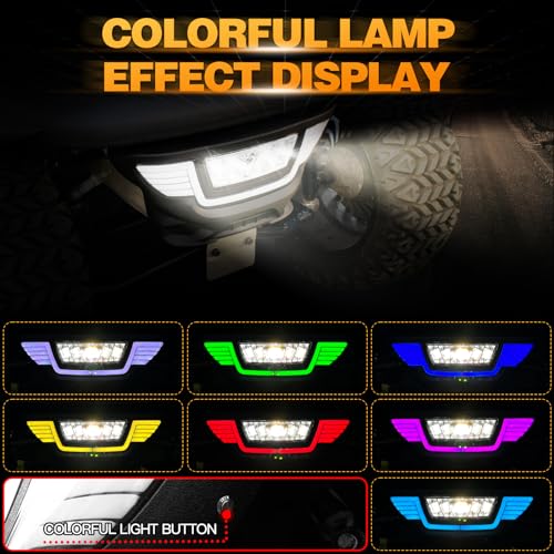 NOKINS Golf Cart LED Lights Kit for Club Car Precedent