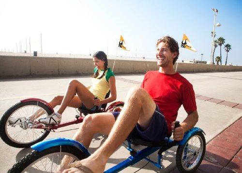 MOBO Triton Pro Adult Recumbent Trike Tangerine