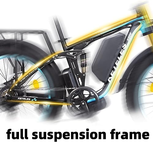 GJWLOMG KETELES K800 Pro Electric Bike 2000W 48V 23AH Blue